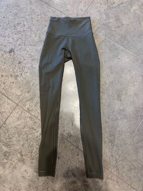 Lululemon Wunder Train High-Rise Leggings - Olive Green